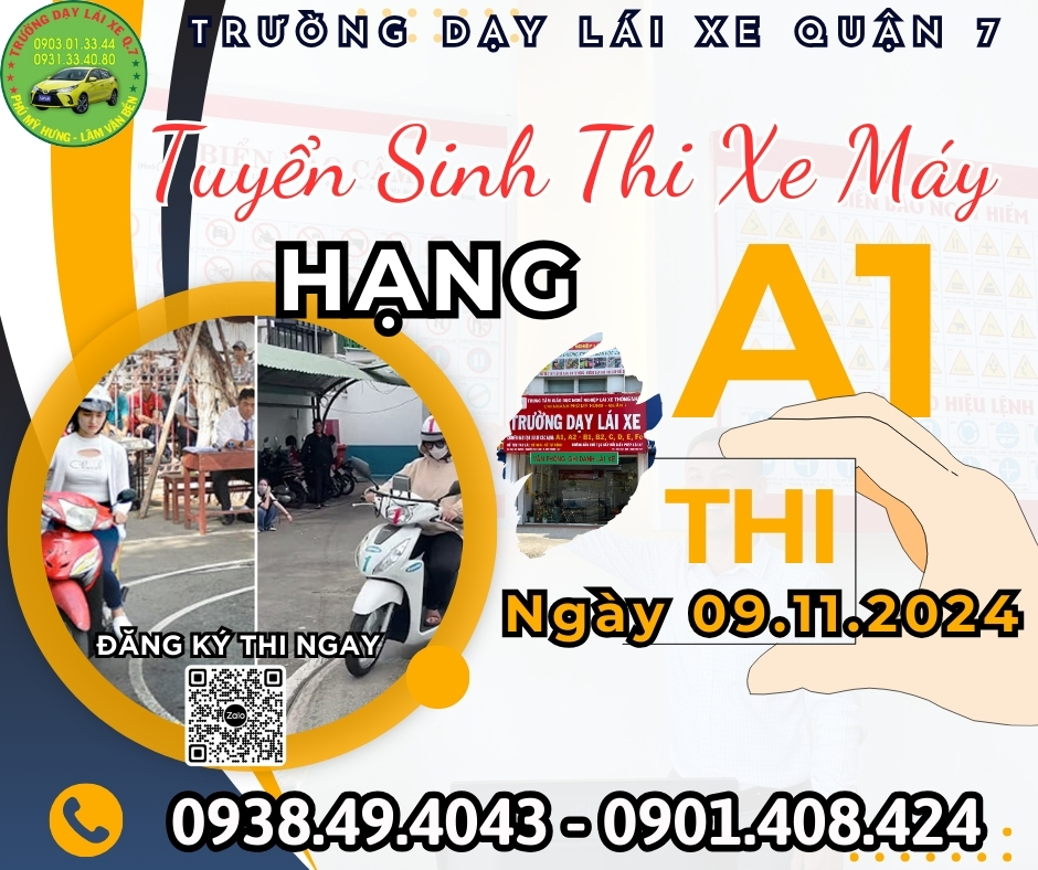 KHAI GIẢNG KHÓA THI A1 THÁNG 11/2024 ĐỢT 1